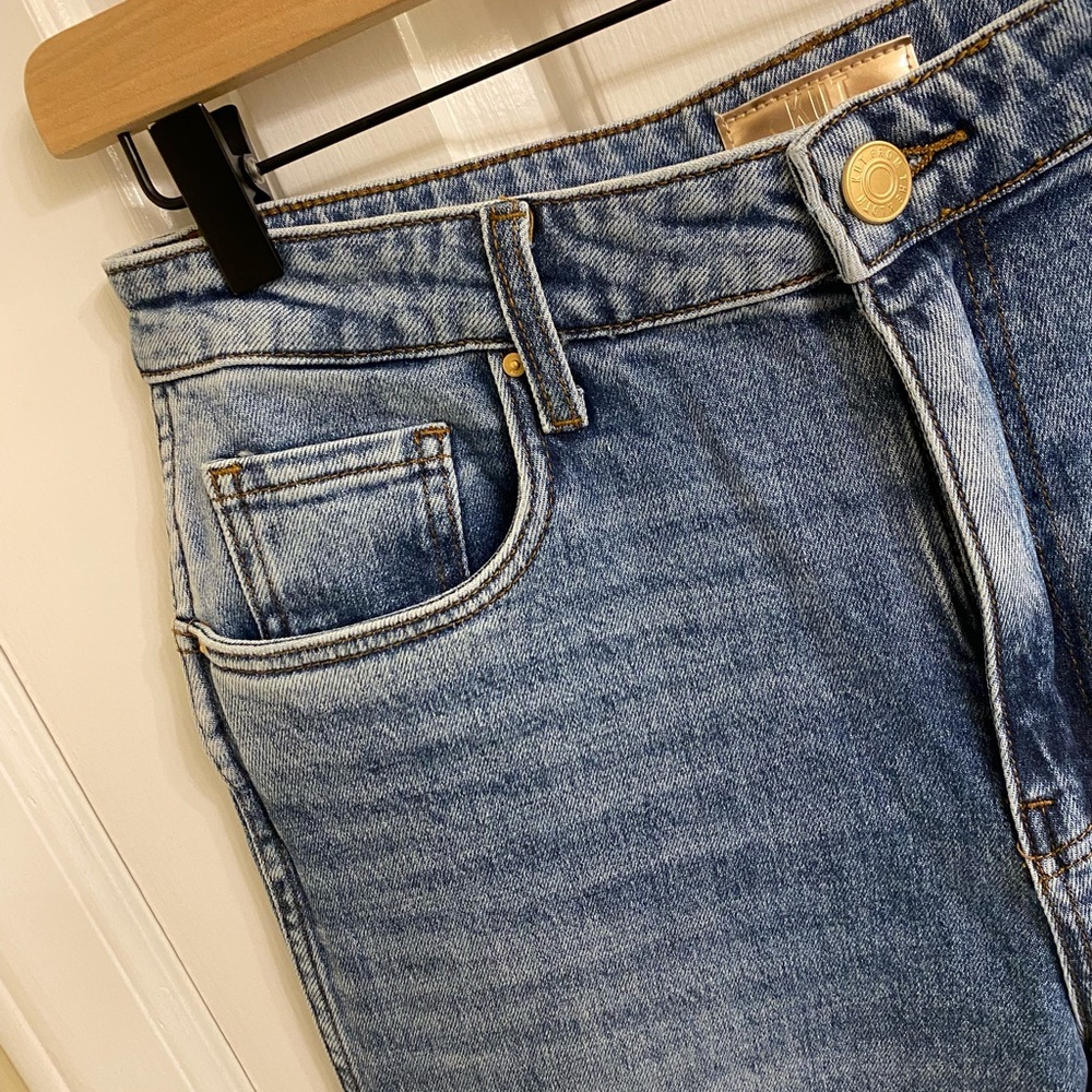 Kut from the Kloth Melissa Straight Leg Jeans Size 8 High Waist Like New 90’s - Picture 12 of 16
